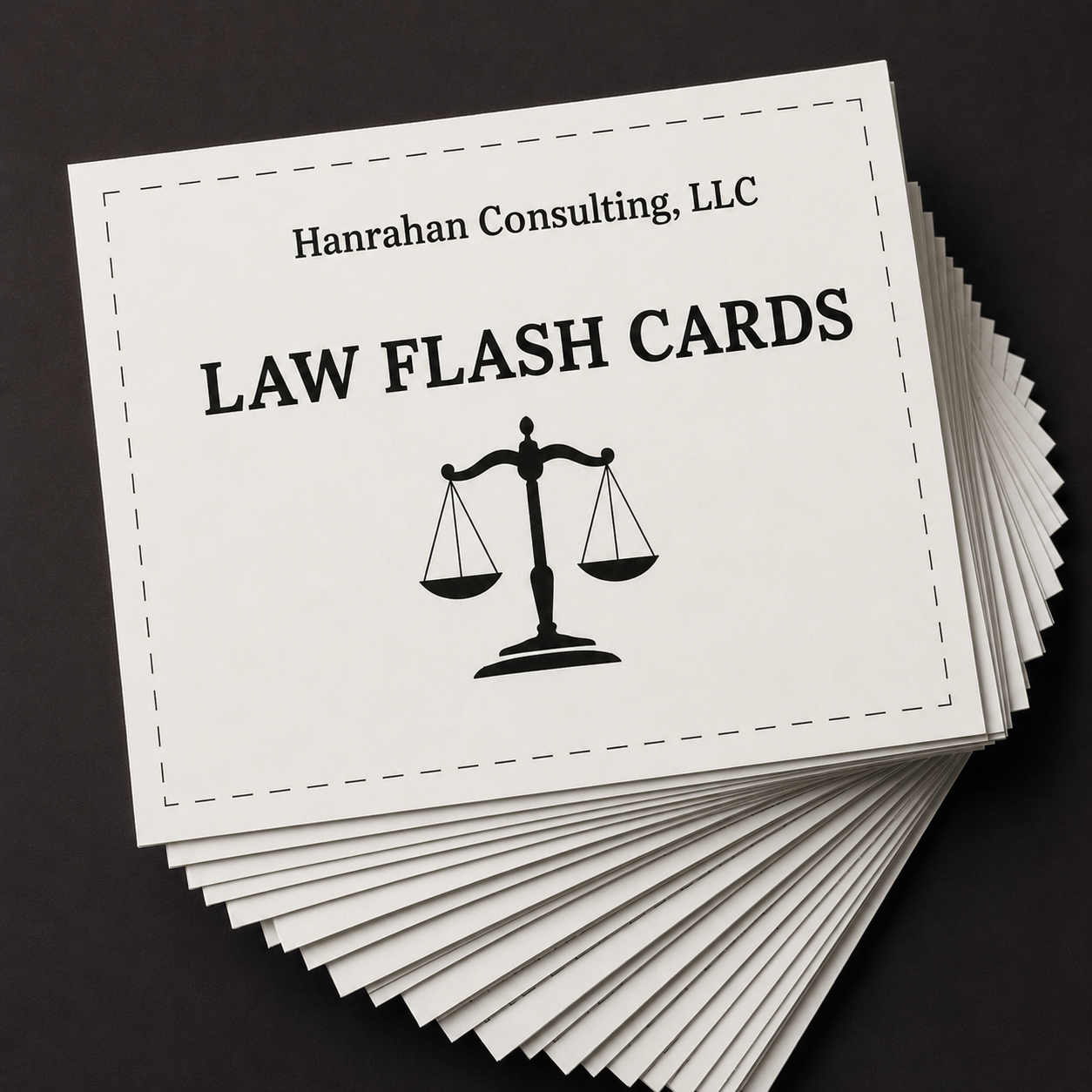 Law Flash Card Set - 2026 version