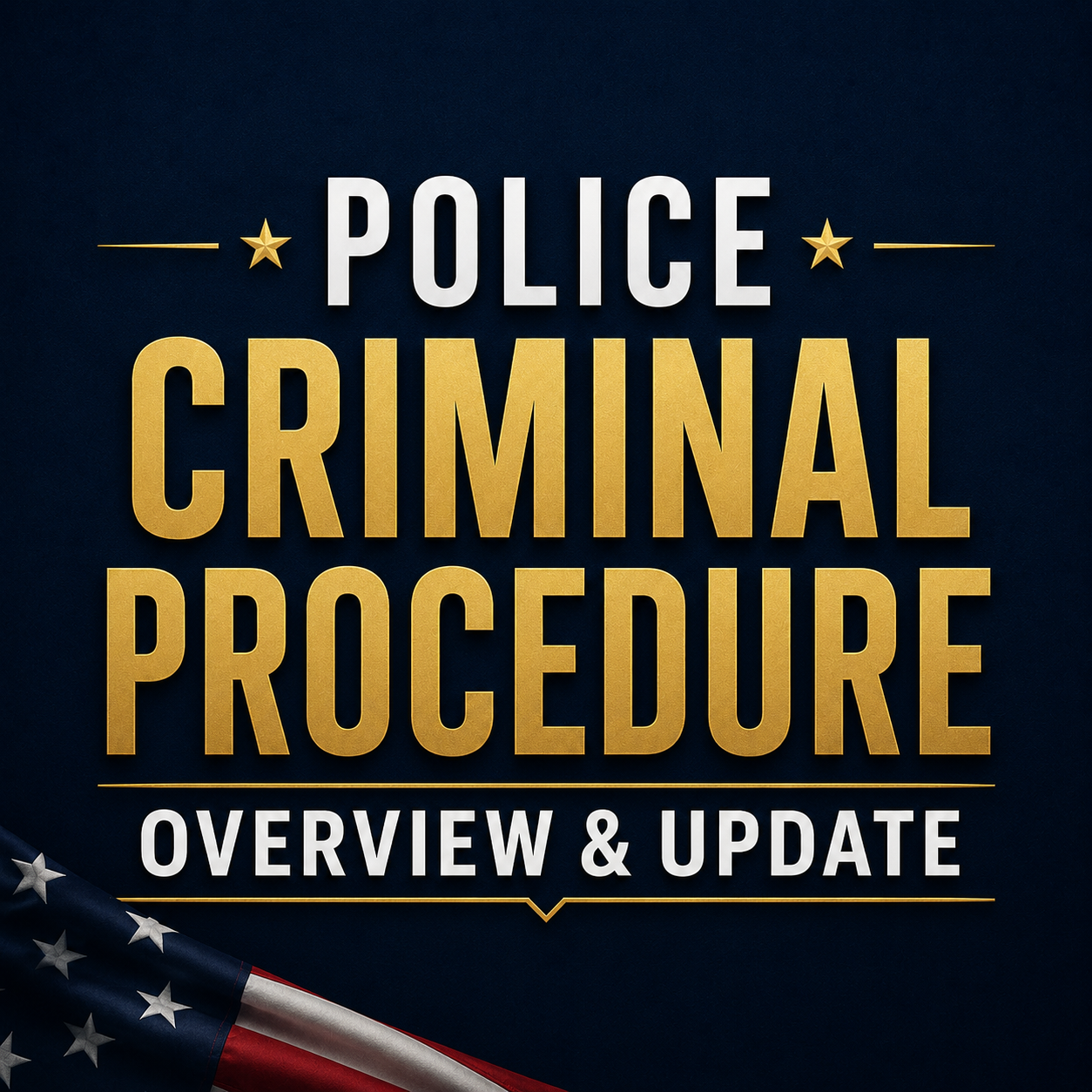 POLICE CRIMINAL PROCEDURE OVERVIEW & UPDATE