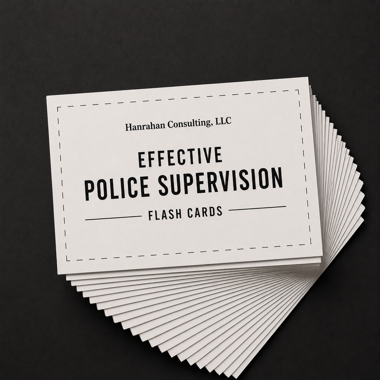 Effective Police Supervision Flash Cards