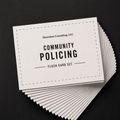 Community Policing Flash Card Set