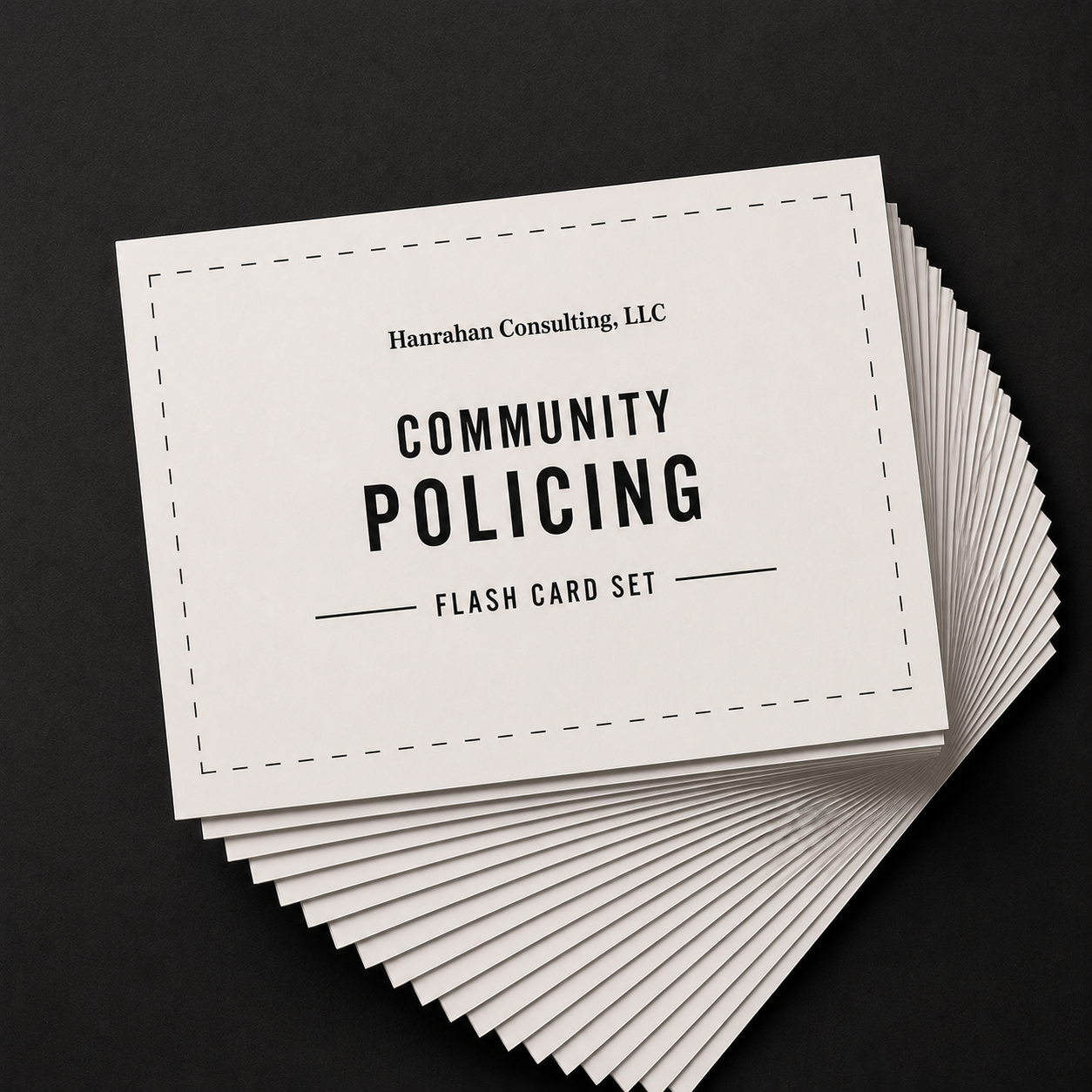 Community Policing Flash Card Set