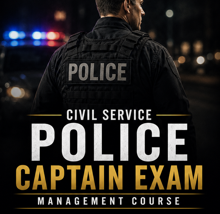 The 2026 Civil Service Police Captain Exam Management Course