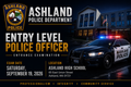 Ashland PD FT Entry Level Officer Exam - September 19, 2026
